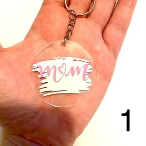 Acrylic Mom Keychains